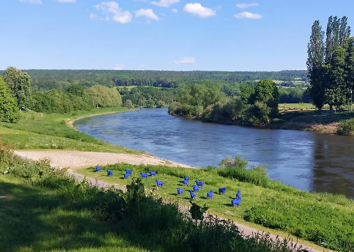 Mw 4a Bis 66 M2 Weserbergland Weser 1-2p 1szi Mbad 3-4p 2szi M2baeder Terrasse Waesche Endreinigung Self Checkin Höxter