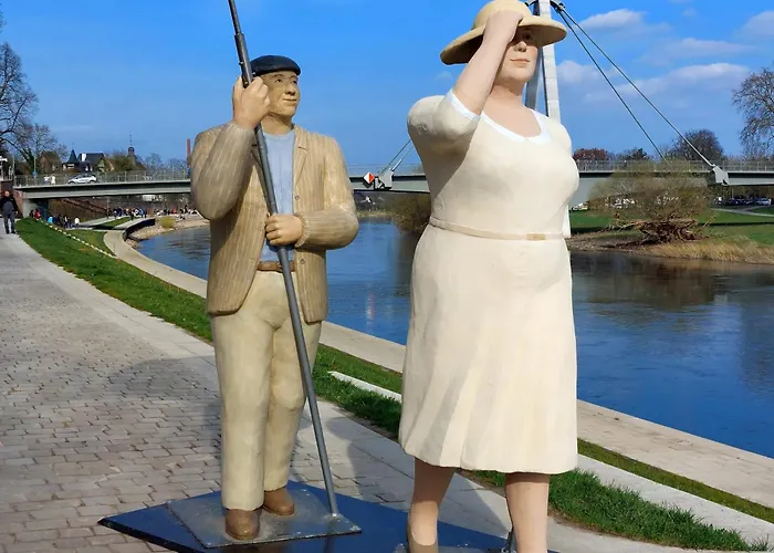 Appartement Mw 4a Bis 66 M2 Weserbergland Weser 1-2p 1szi Mbad 3-4p 2szi M2baeder Terrasse Waesche Endreinigung Self Checkin *